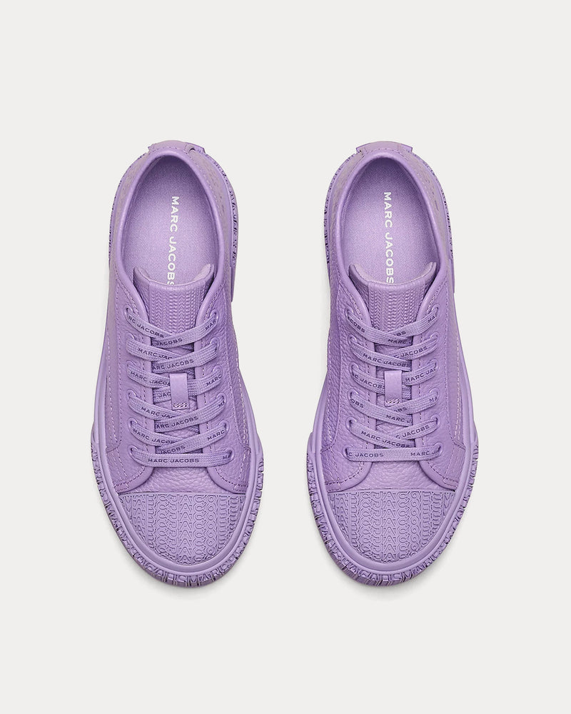 Marc Jacobs The Leather Sneaker Lilac Low Top Sneakers - 2