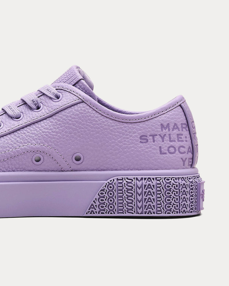 Marc Jacobs The Leather Sneaker Lilac Low Top Sneakers - 5