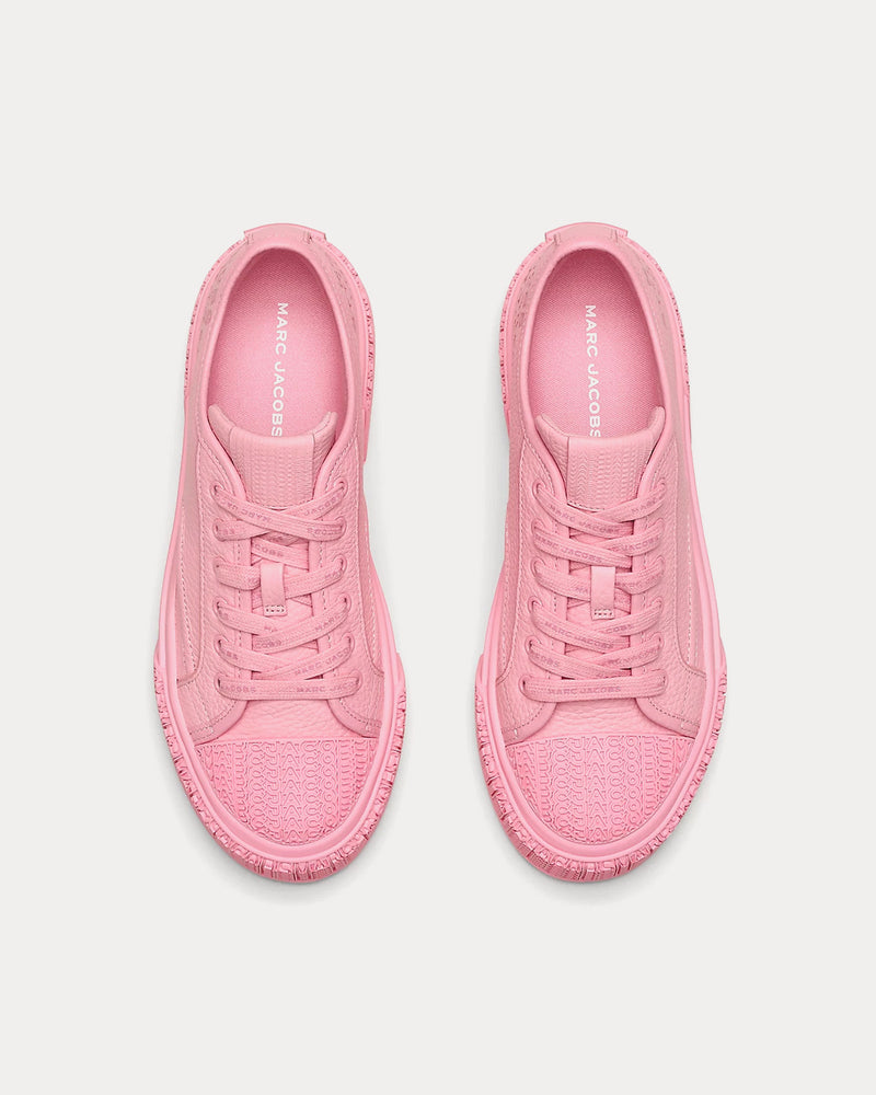 Marc Jacobs The Leather Sneaker Ribbon Pink Low Top Sneakers - 2