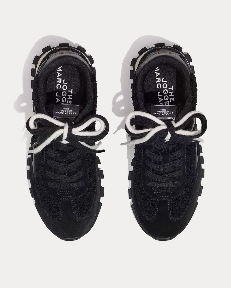 Marc Jacobs The Teddy Jogger Black Low Top Sneakers - 2