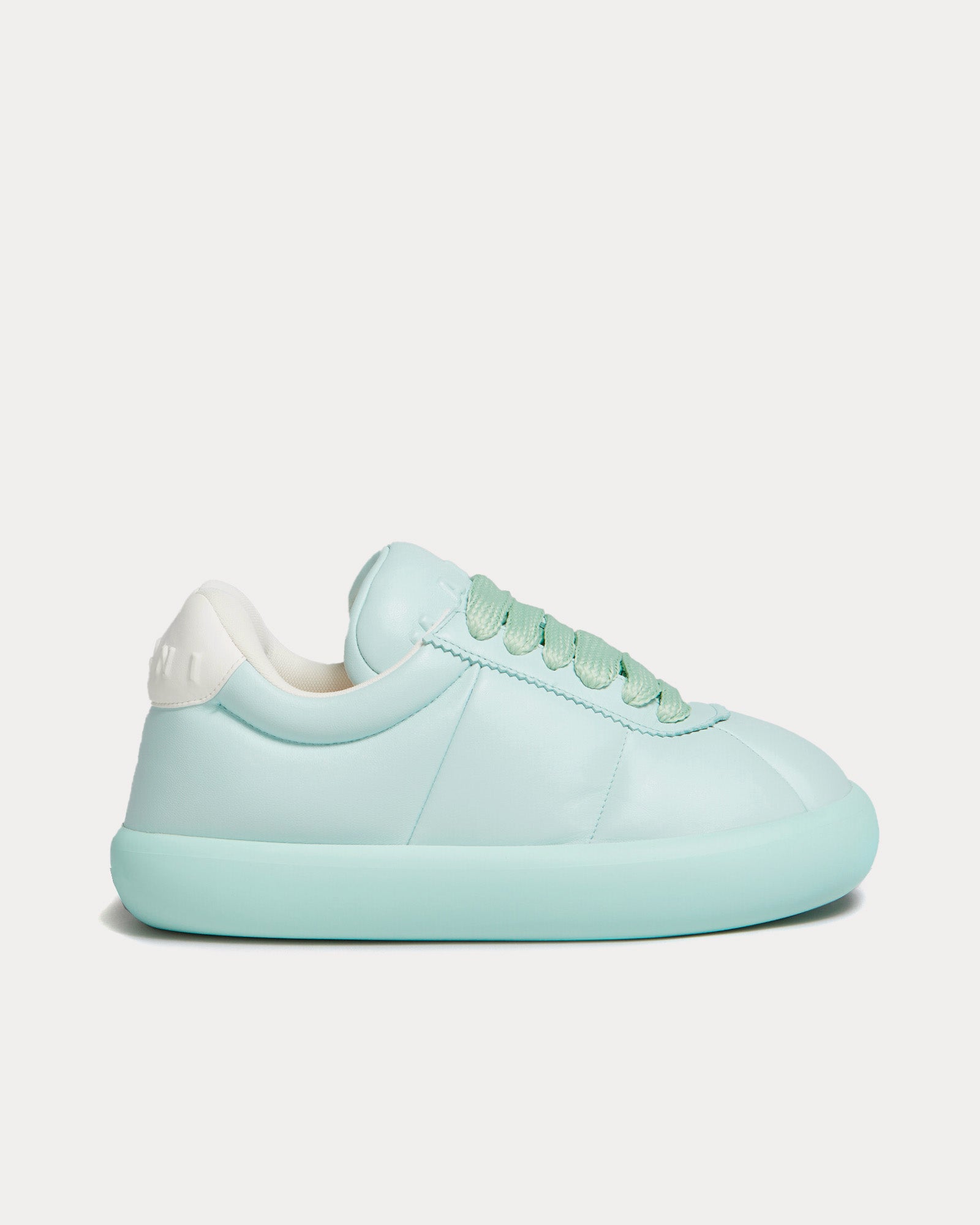 Marni Bigfoot 2.0 Leather Light Blue Low Top Sneakers - 1