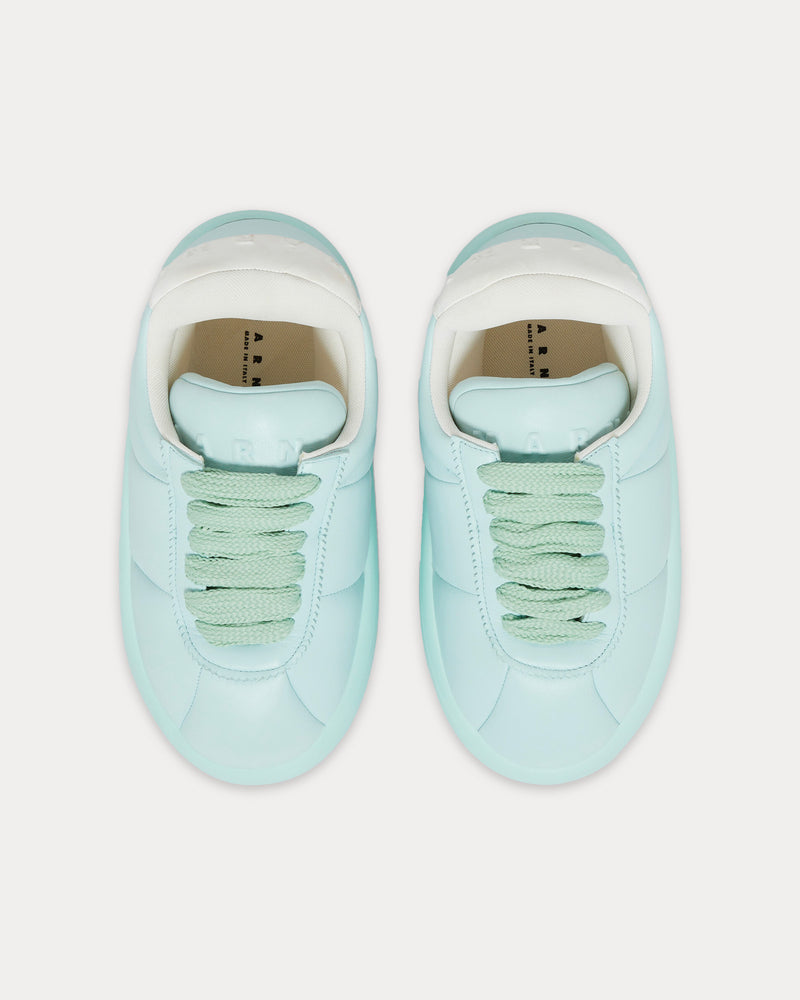 Marni Bigfoot 2.0 Leather Light Blue Low Top Sneakers - 2