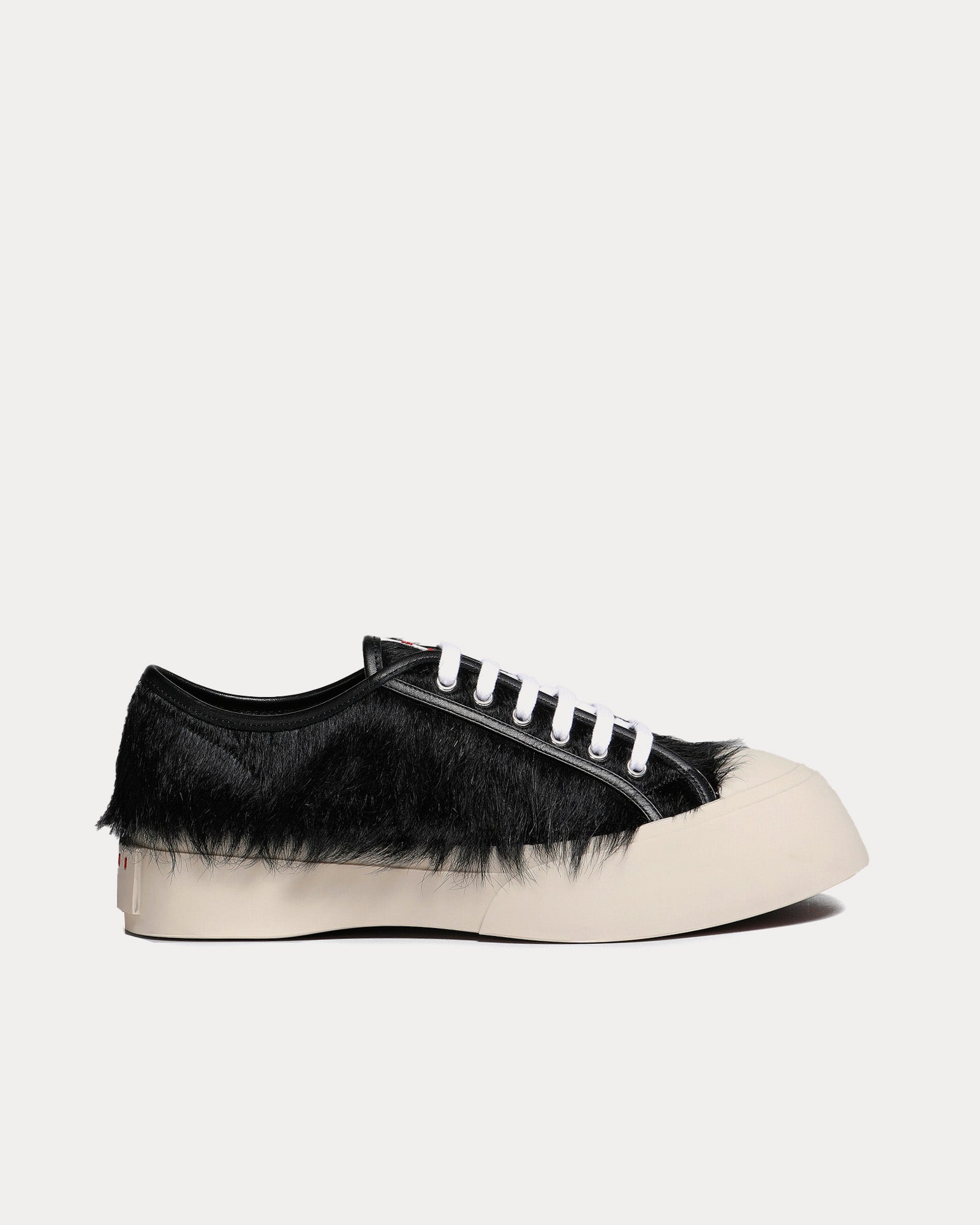 Pablo Longhair Calfskin Black Low Top Sneakers