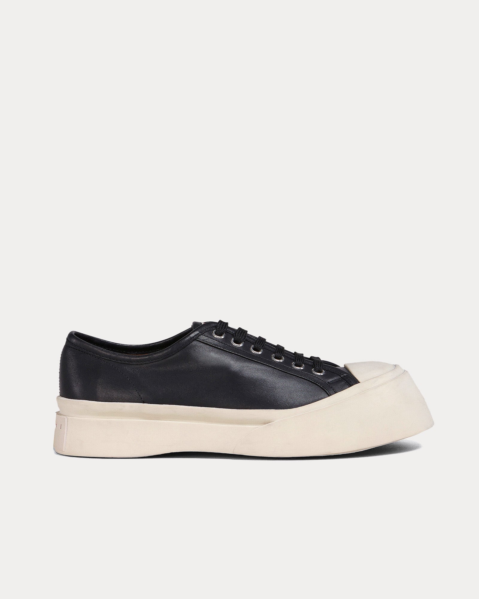 Marni Pablo Leather Black Low Top Sneakers - 1