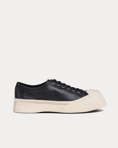 Marni Pablo Leather Black Low Top Sneakers