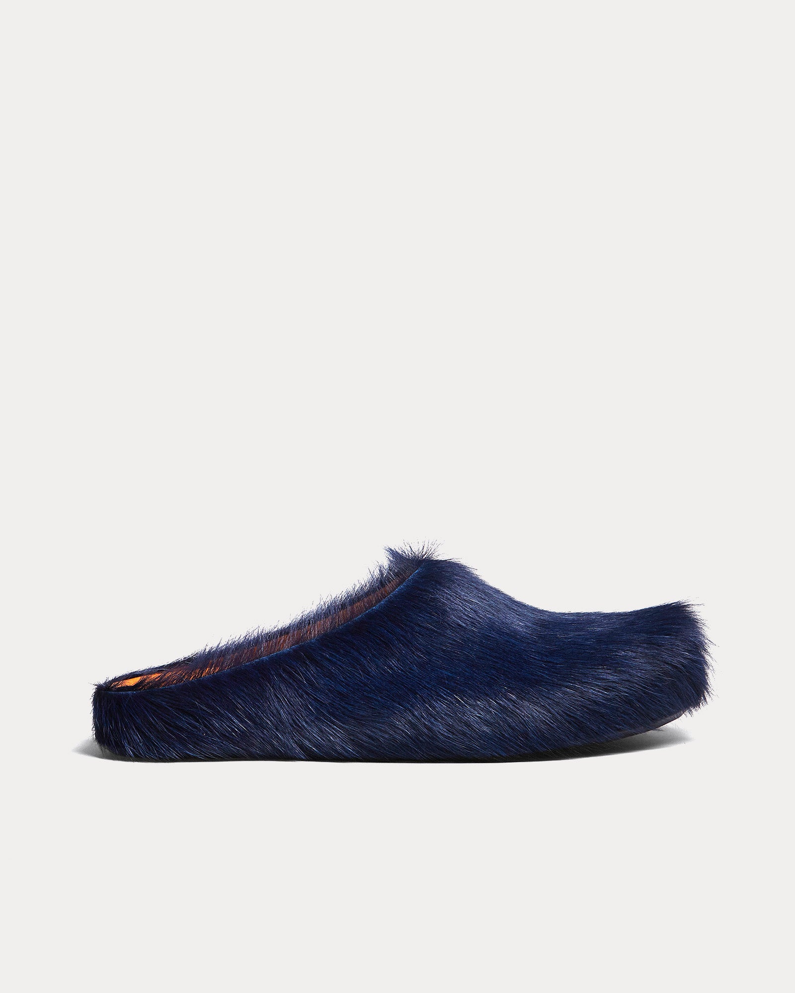 Marni Fussbett Longhair Calfskin Eclipse Sabot Mules - 1