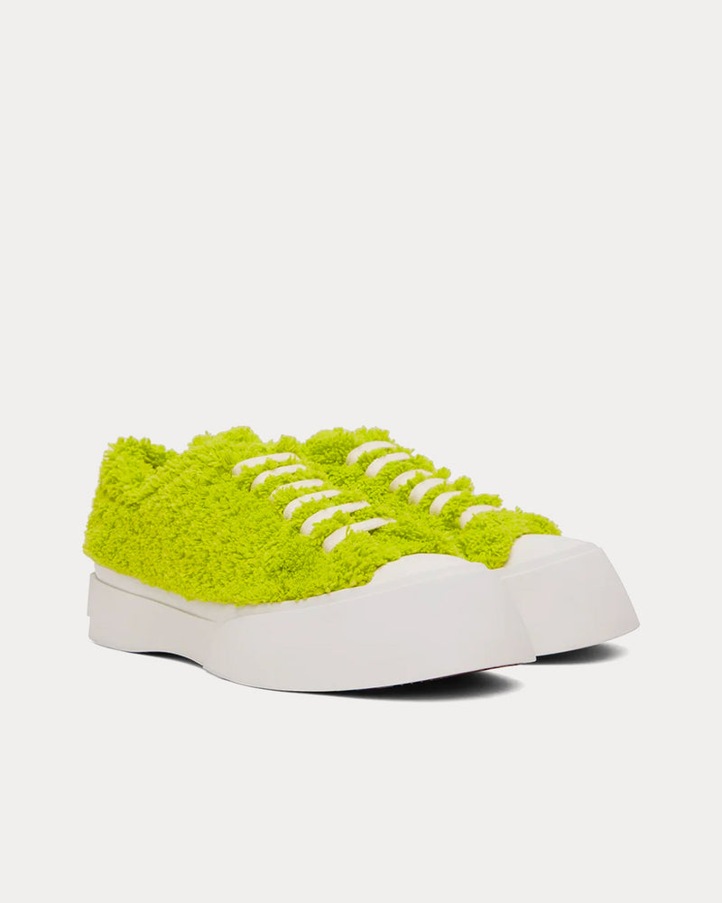 Marni Pablo Terry Green Low Top Sneakers - 2