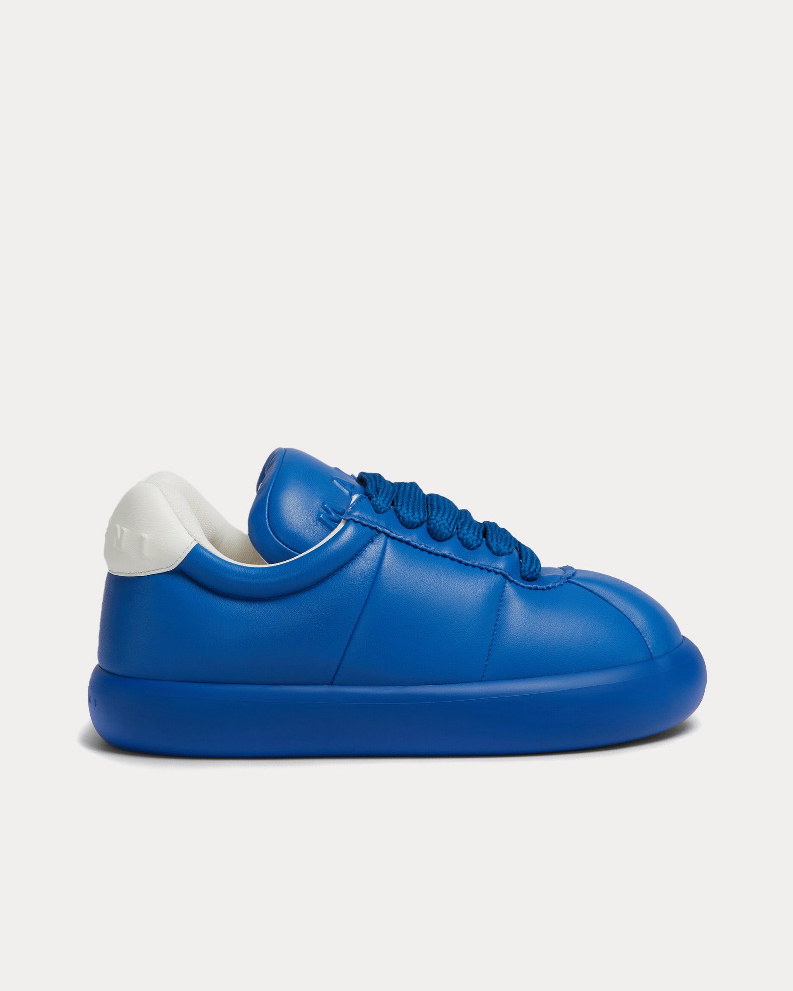 Marni Bigfoot 2.0 Leather Blue Low Top Sneakers - 1