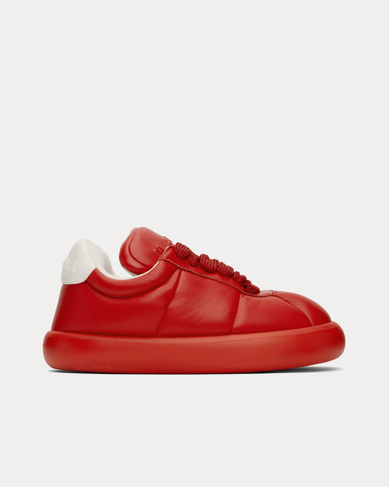 Marni BigFoot 2.0 Crimson Red Low Top Sneakers - 1