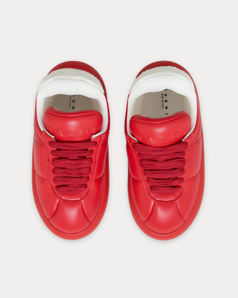 Marni BigFoot 2.0 Crimson Red Low Top Sneakers - 3