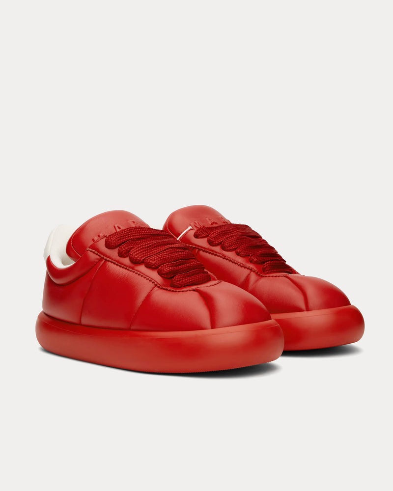 Marni BigFoot 2.0 Crimson Red Low Top Sneakers - 2