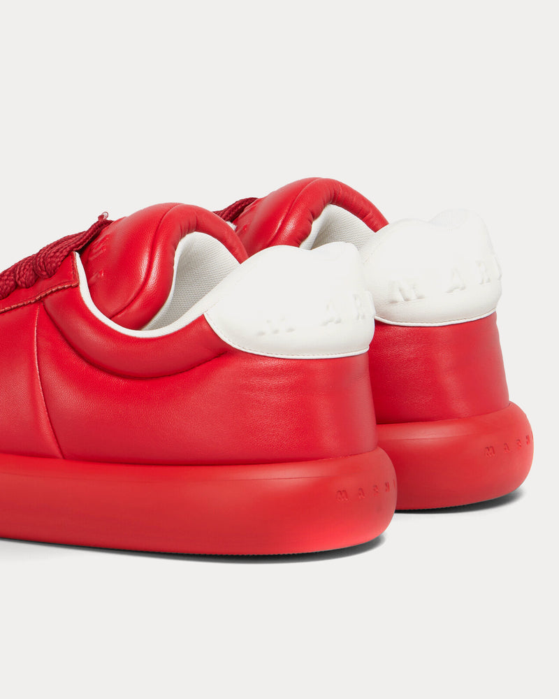 Marni BigFoot 2.0 Crimson Red Low Top Sneakers - 4