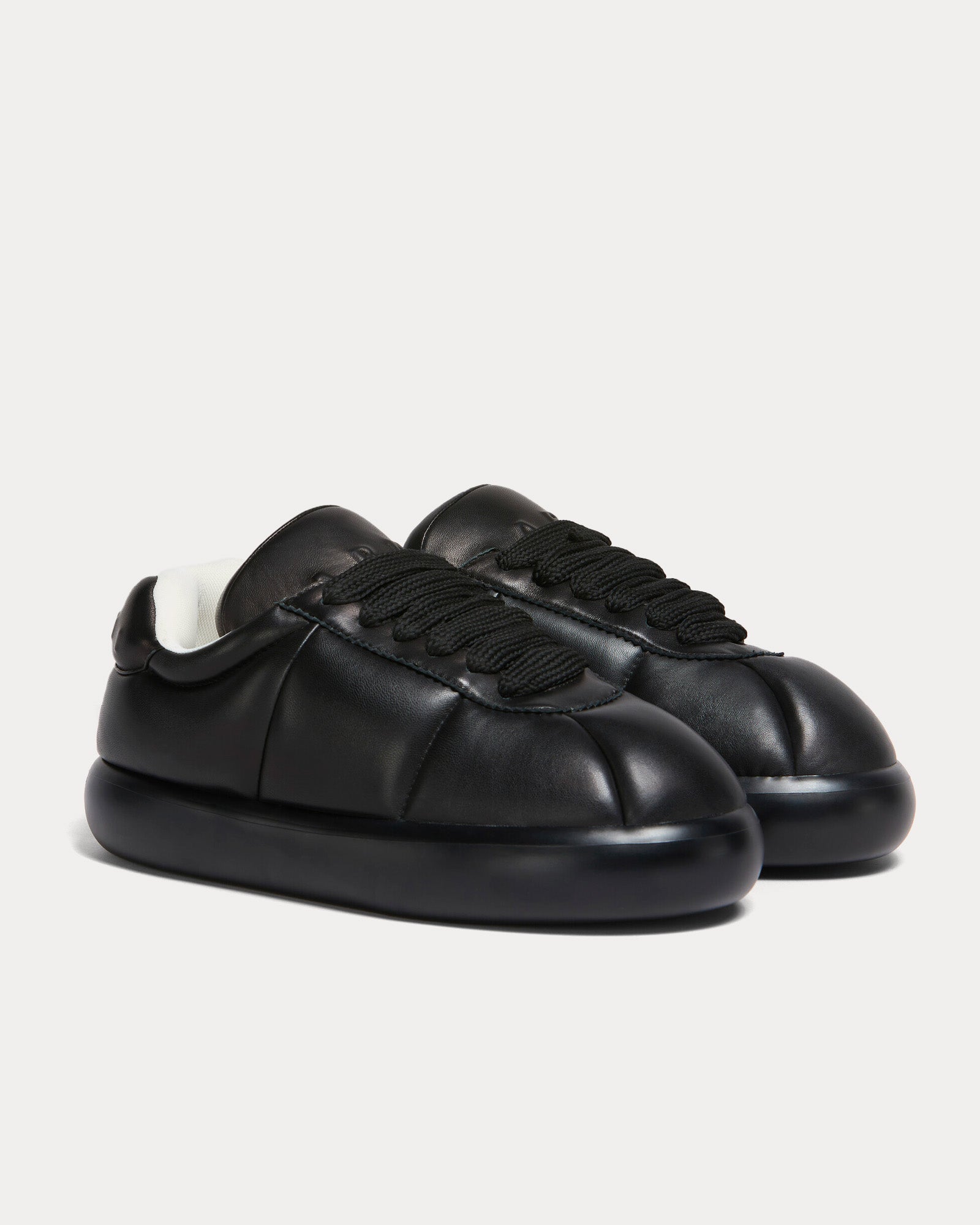 Marni Bigfoot 2.0 Leather Black Low Top Sneakers - 3