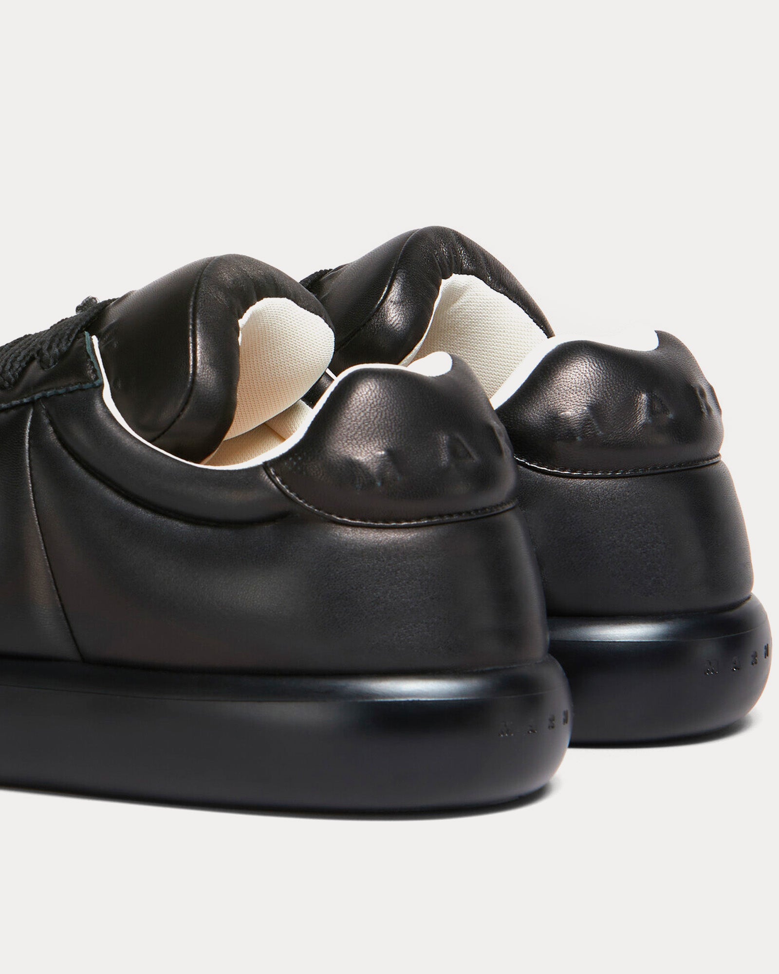 Marni Bigfoot 2.0 Leather Black Low Top Sneakers - 4