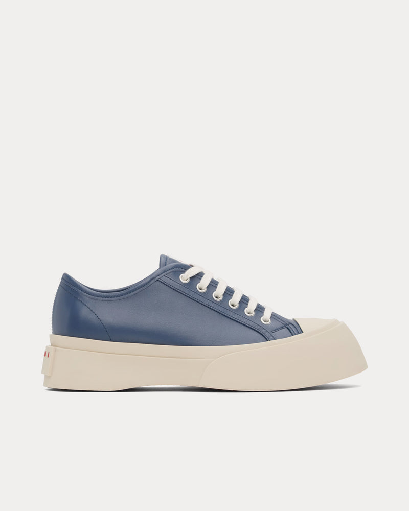 Marni Pablo Nappa Leather Blue Lilac Low Top Sneakers - 1