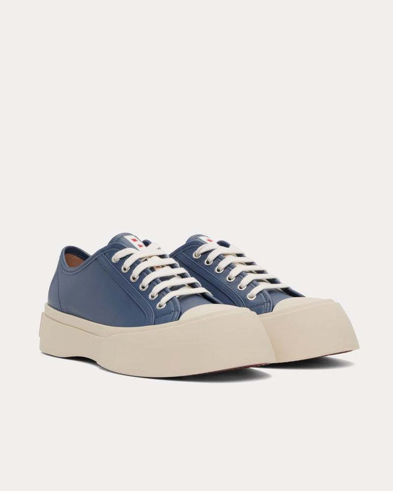 Marni Pablo Nappa Leather Blue Lilac Low Top Sneakers - 2