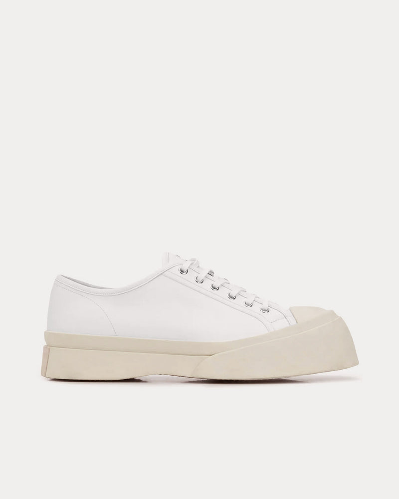 Marni Pablo Nappa Leather White Low Top Sneakers - 1