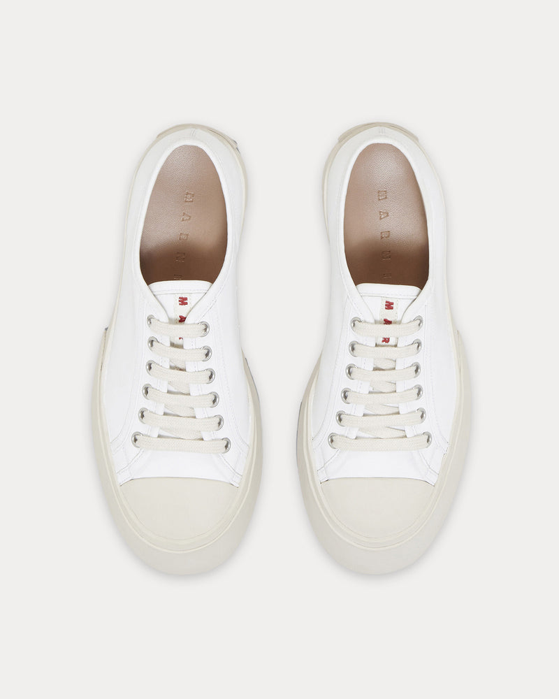 Marni Pablo Nappa Leather White Low Top Sneakers - 2