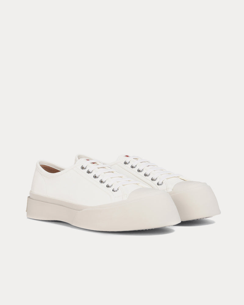 Marni Pablo Nappa Leather White Low Top Sneakers - 3