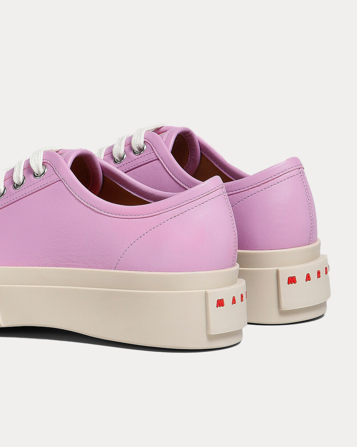 Marni Pablo Leather Lilac Low Top Sneakers - 3