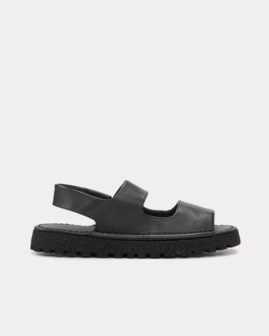 Marsell Sanpomice Leather Black Sandals