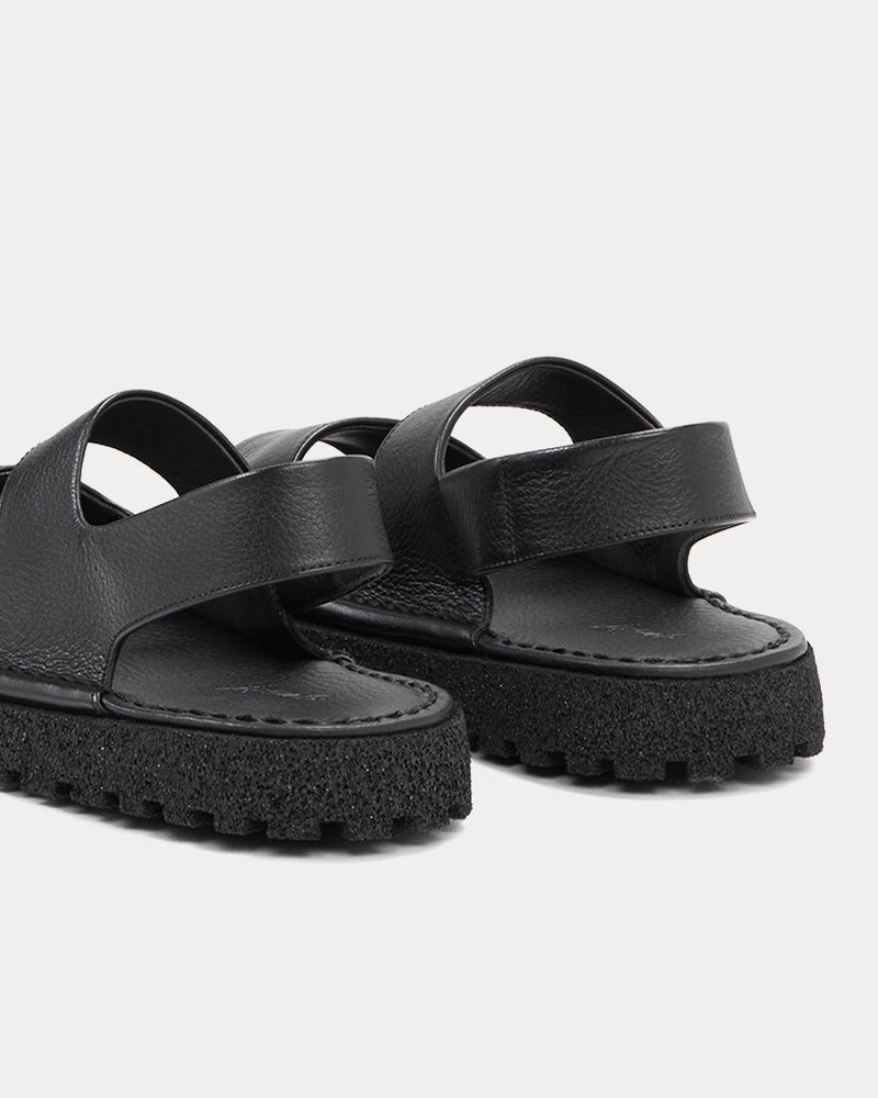 Marsell Sanpomice Leather Black Sandals - 3