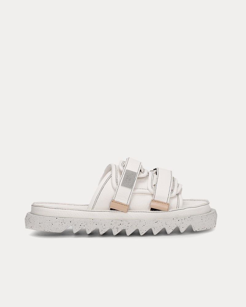 Marsell x Suicoke Moto Leather Optical White Sandals - 1