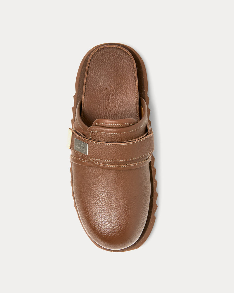 Marsell x Suicoke Zavo Leather Chocolate Mules - 2