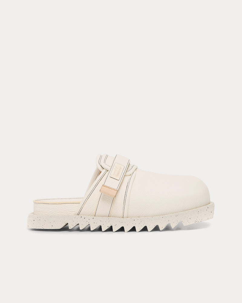 Marsell x Suicoke Zavo Leather Optical White Mules - 1