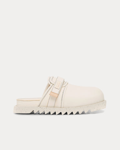 Marsell x Suicoke Zavo Leather Optical White Mules