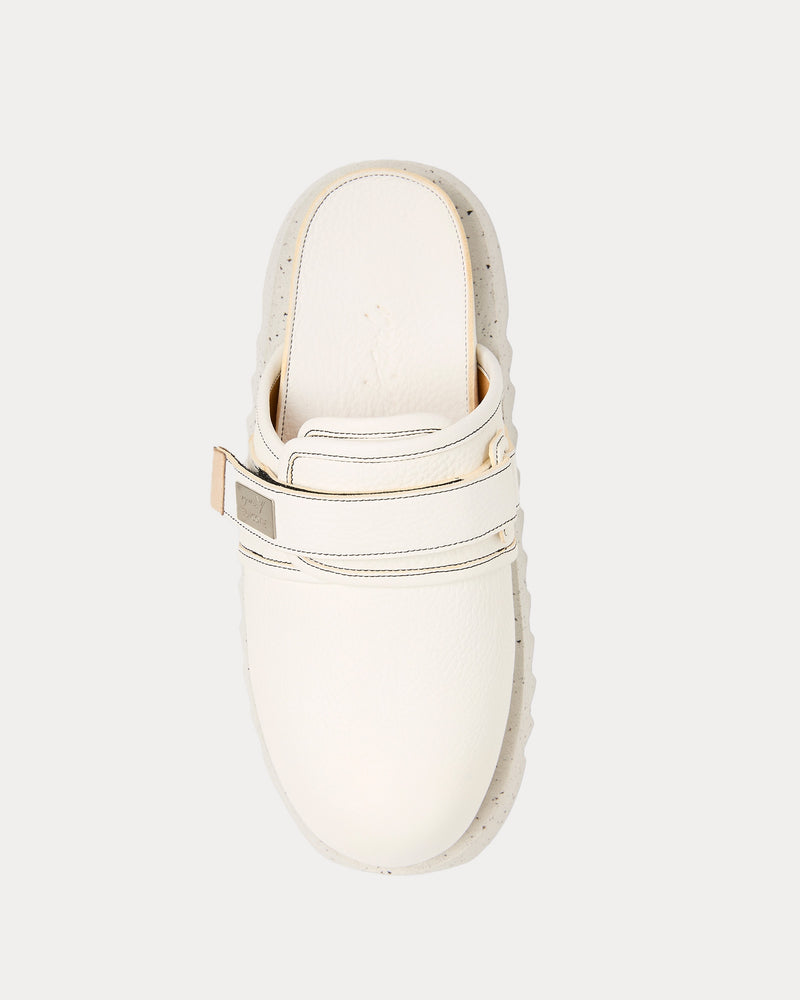 Marsell x Suicoke Zavo Leather Optical White Mules - 2