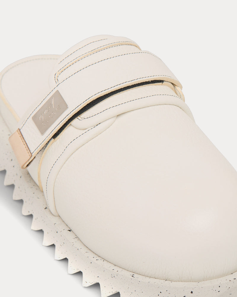 Marsell x Suicoke Zavo Leather Optical White Mules - 3