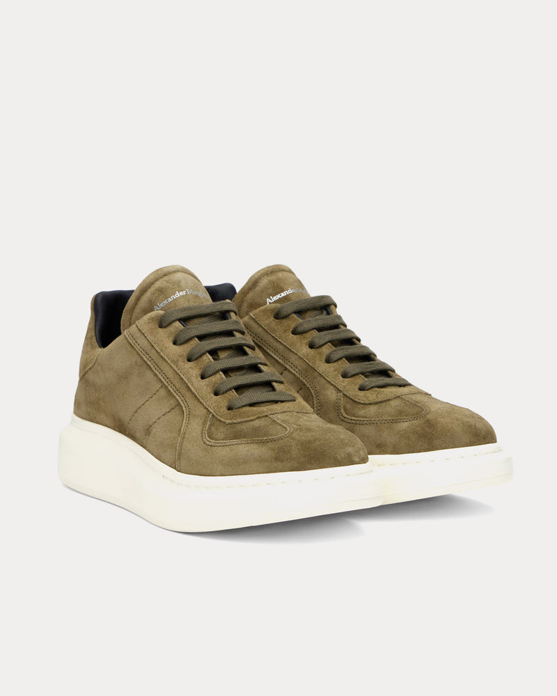 McQueen Oversized Retro Khaki Low Top Sneakers - 2