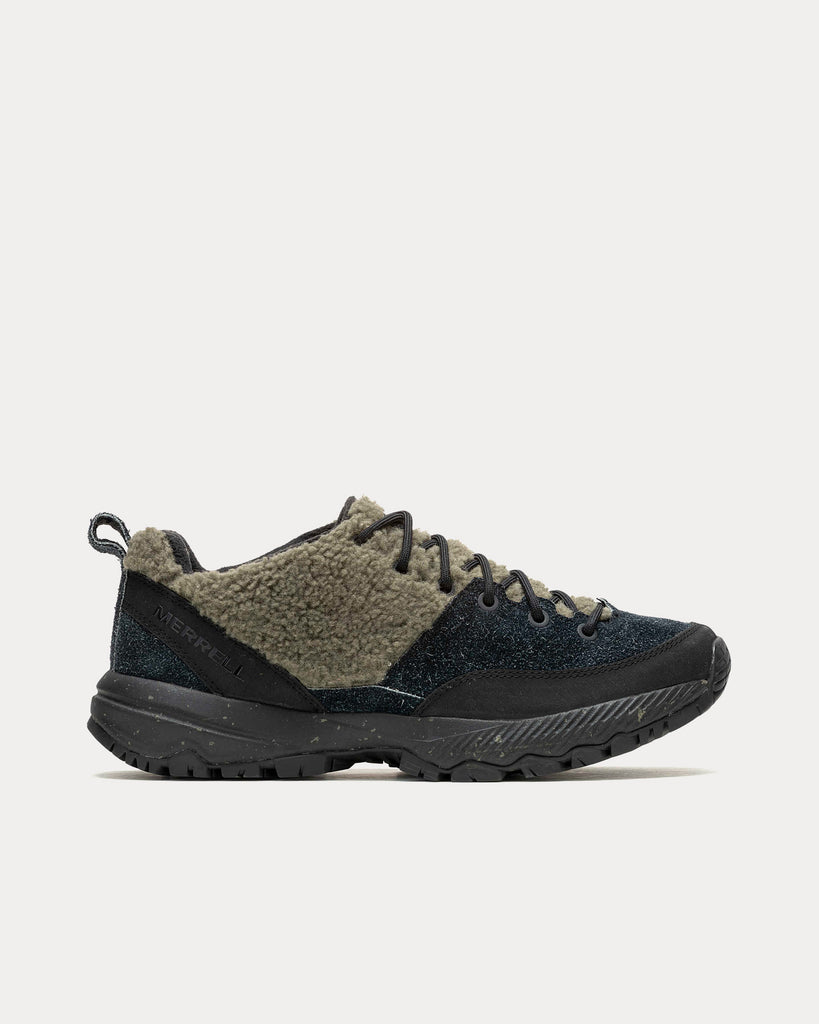 Merrell 1TRL MQM Ace Fleece Black / Olive Low Top Sneakers - Sneak