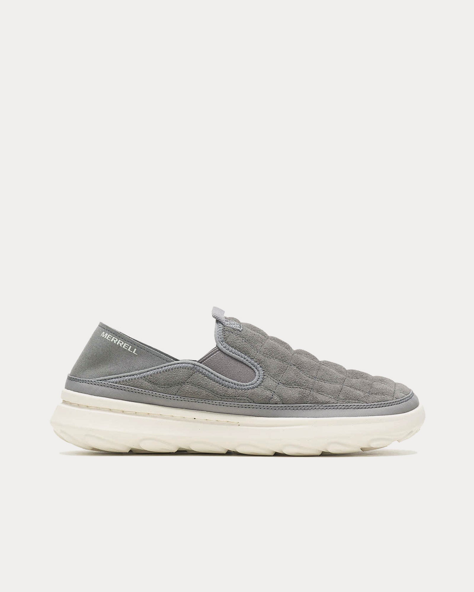 Merrell Hut Moc 2 Suede Charcoal Slip Ons - 1