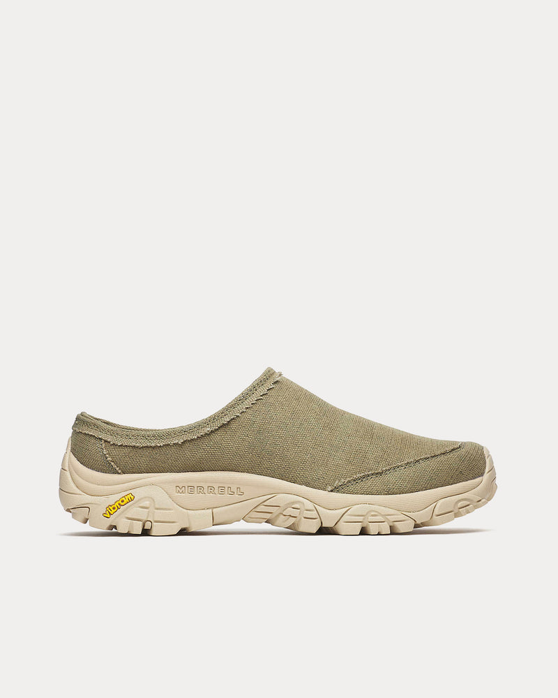 Merrell 1TRL Moab 2 Slide Canvas SE Drab Slip On Sneakers - 1