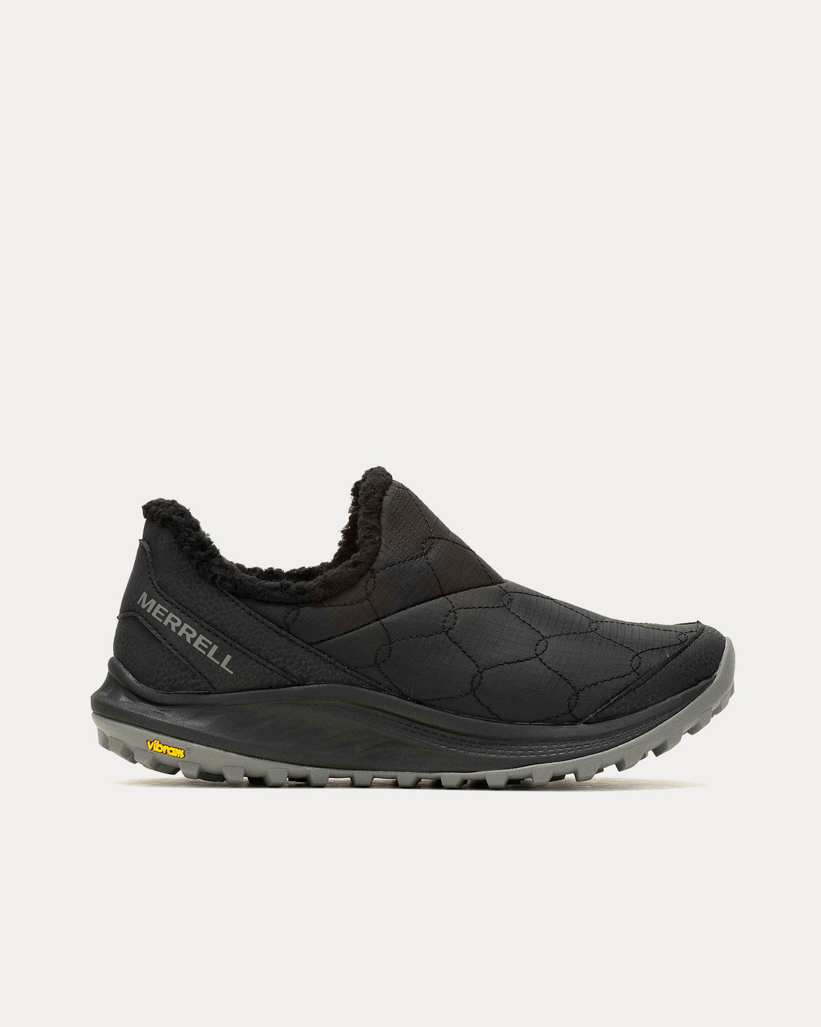 Merrell black slip on shoes online