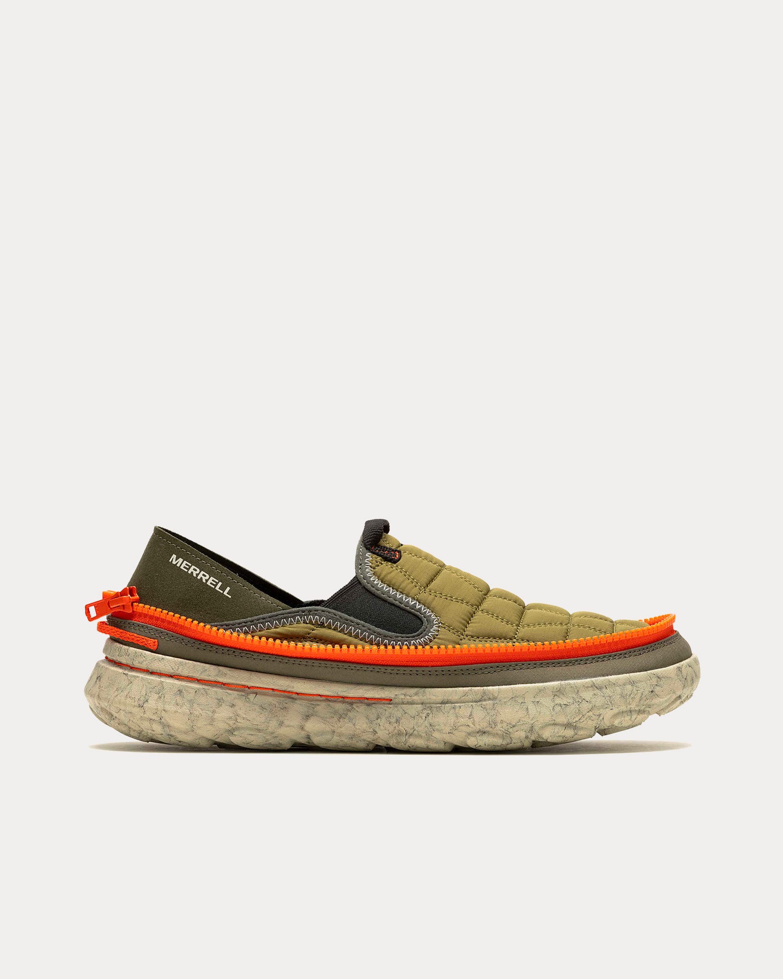 Merrell Hut Moc 2 Packable Avocado / Tangerine Slip On Sneakers - 1