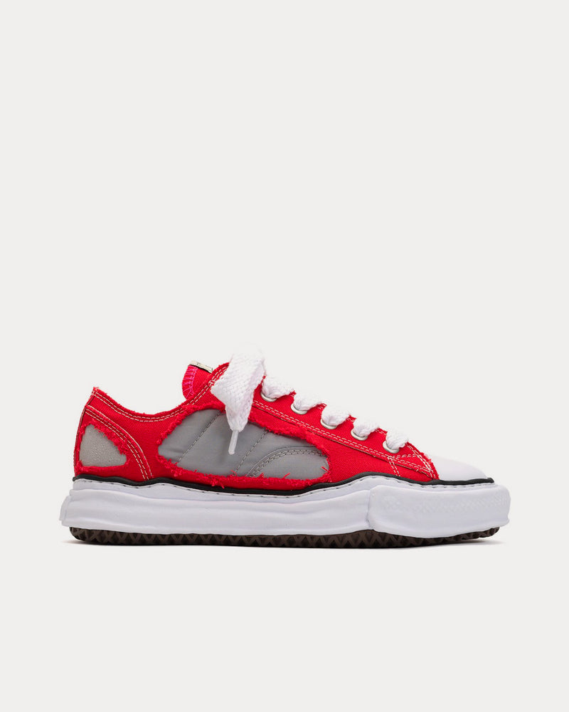 Mihara Yasuhiro x 71 Michael OG Sole Red / White Low Top Sneakers - 1