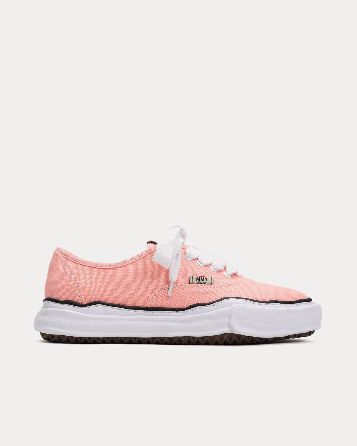 Mihara Yasuhiro Baker OG Sole Canvas Pink Low Top Sneakers - Sneak