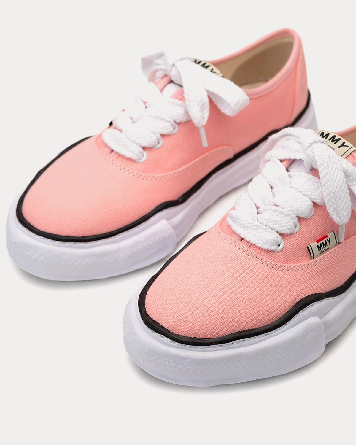 Mihara Yasuhiro Baker OG Sole Canvas Pink Low Top Sneakers - 2