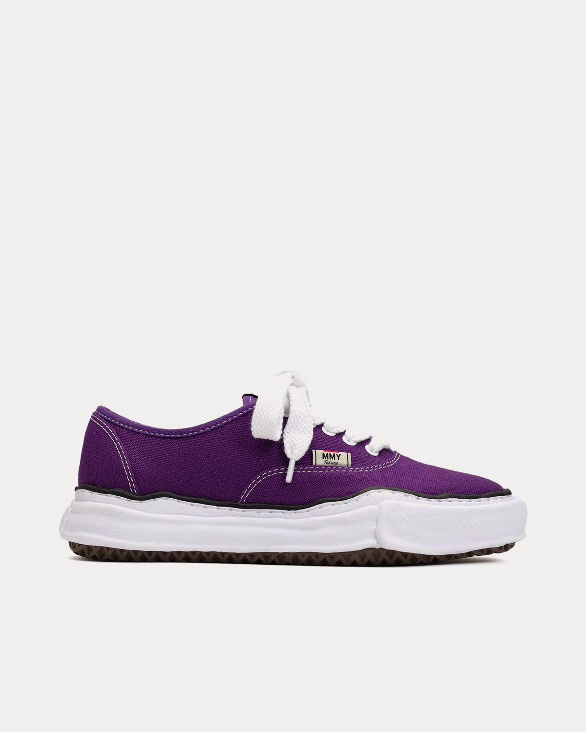 Mihara Yasuhiro Baker OG Sole Canvas Purple / White Low Top Sneakers - 1