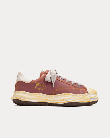 Mihara Yasuhiro Blakey OG Sole VE Leather Red Low Top Sneakers