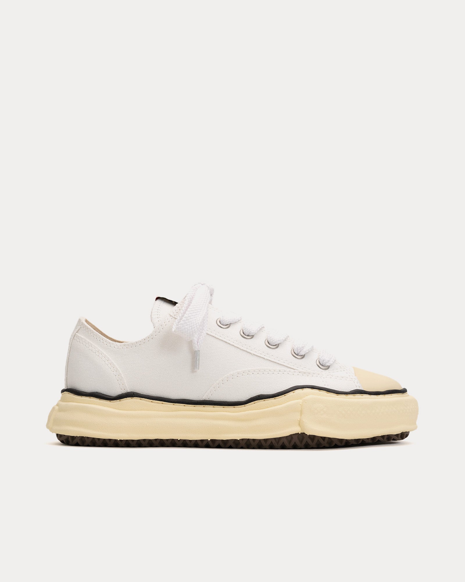 Mihara Yasuhiro Peterson VL OG Sole Canvas White Low Top Sneakers - 1