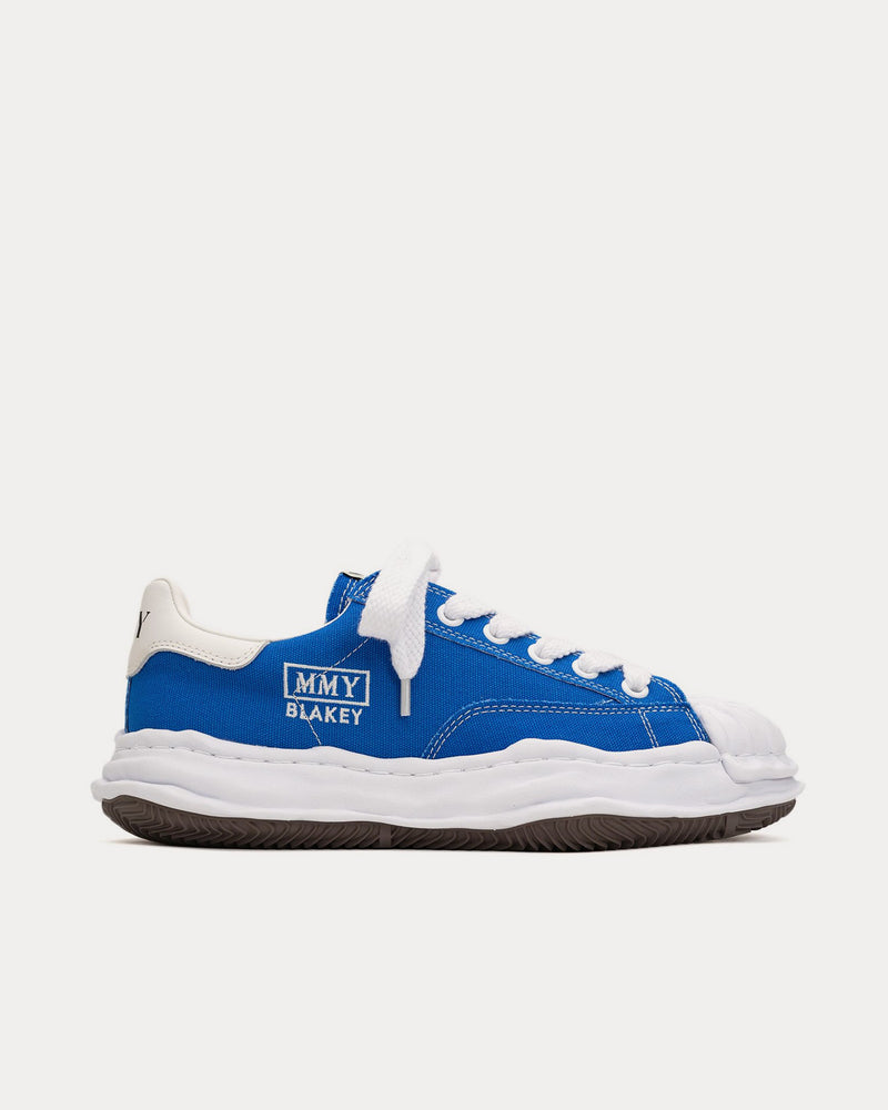 Mihara Yasuhiro Blakey OG Sole Canvas Blue / White Low Top Sneakers - 1