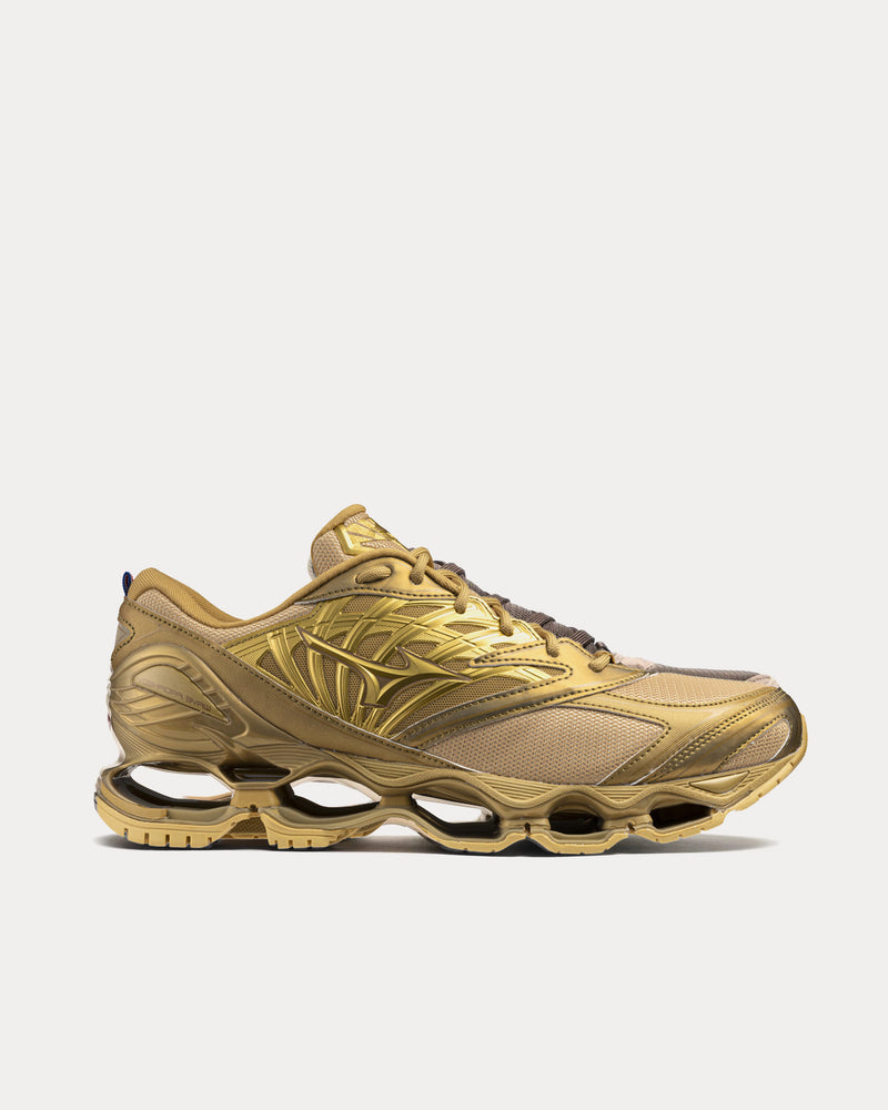 Mizuno Wave Prophecy LS Shinzo Gold Low Top Sneakers - 1