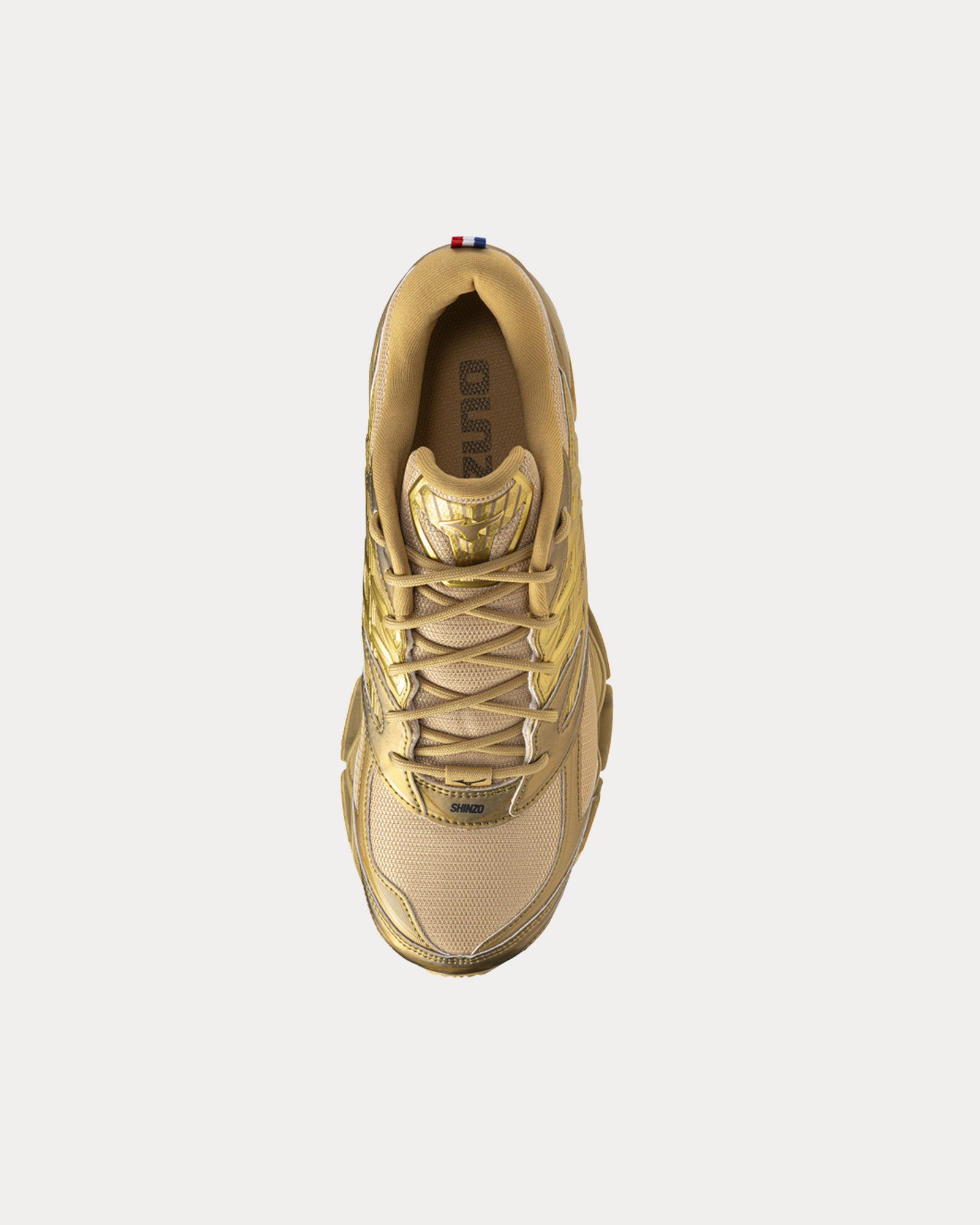 Mizuno Wave Prophecy LS Shinzo Gold Low Top Sneakers - 2