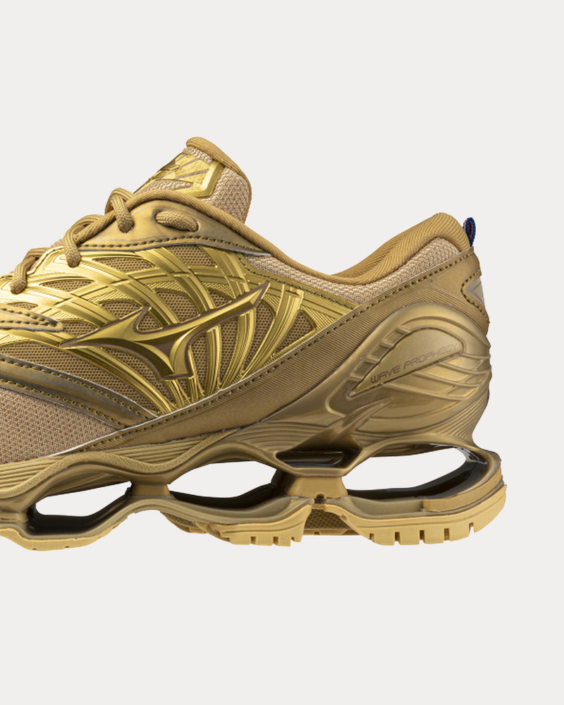 Mizuno Wave Prophecy LS Shinzo Gold Low Top Sneakers - 4