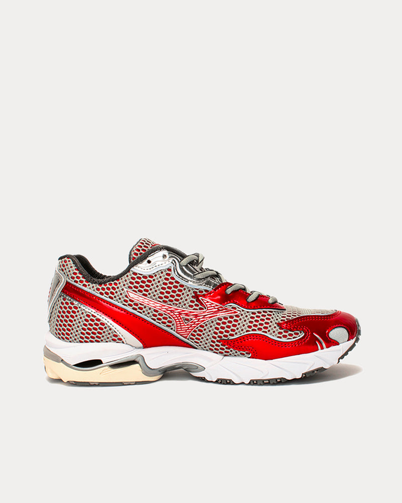 Mizuno x One Block Down Wave Rider 10 'Onyx' Red / White Low Top Sneakers - 1