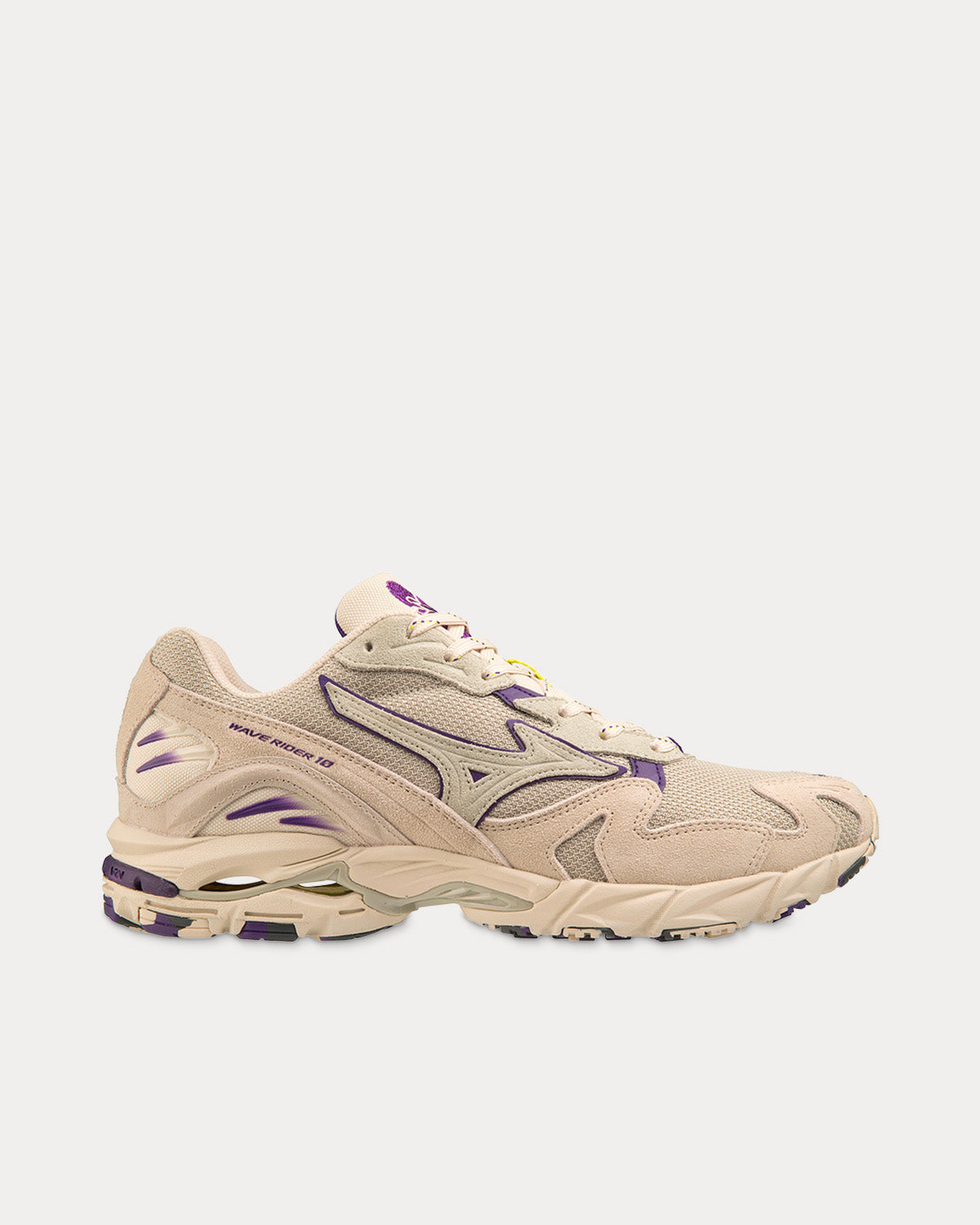 Mizuno Wave Rider 10 Cedar / Summer Sand / Yellow Plum Low Top Sneakers - 1